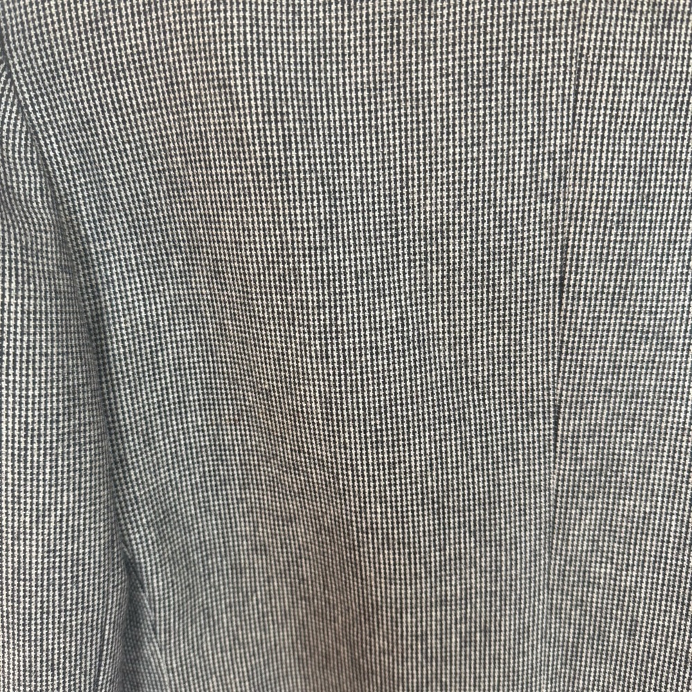 Evan Picone Black & White Tweed Blazer Wool Lined Size 14 Classic Career Jacket - Picture 4 of 14
